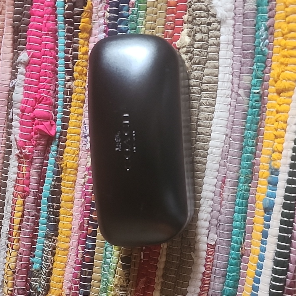 Coach sunglasses case with coach cleaning cloth